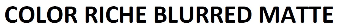 color riche blurred matte