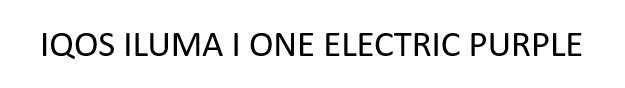 iqos iluma i one electric purple
