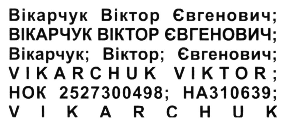 вікарчук віктор євгенович