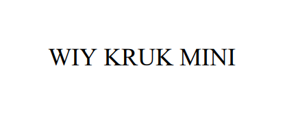 wiy kruk mini