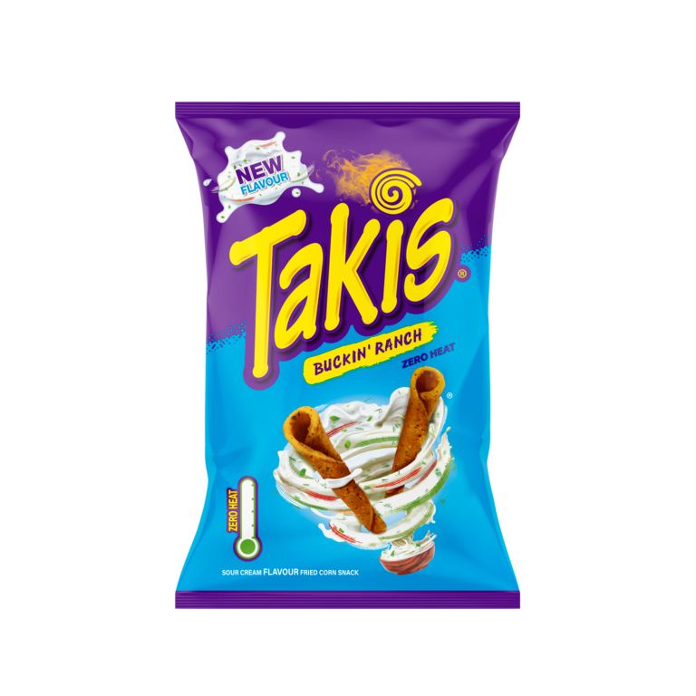 sour cream flavour fried corn snack