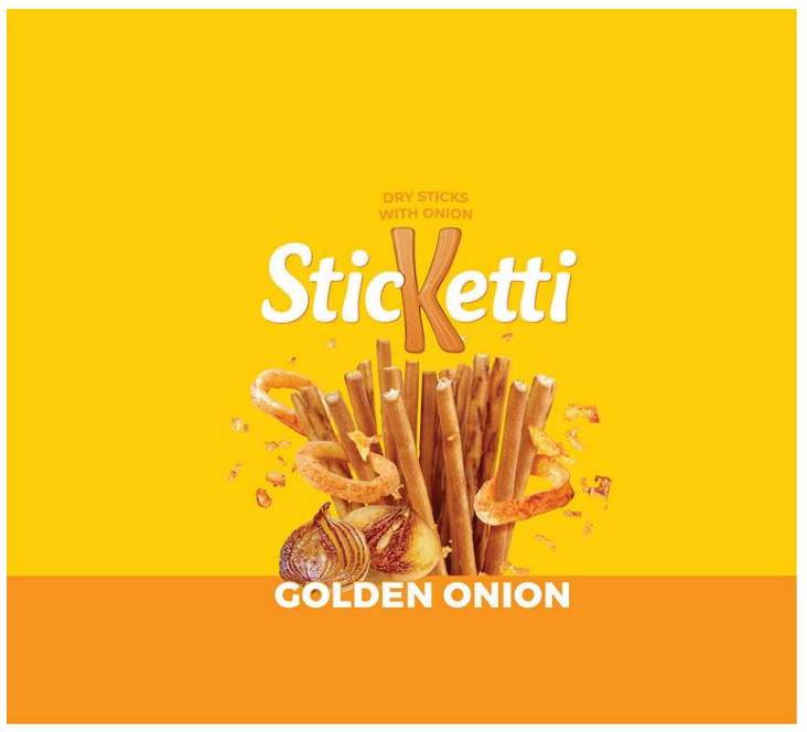 dry sticks with onion