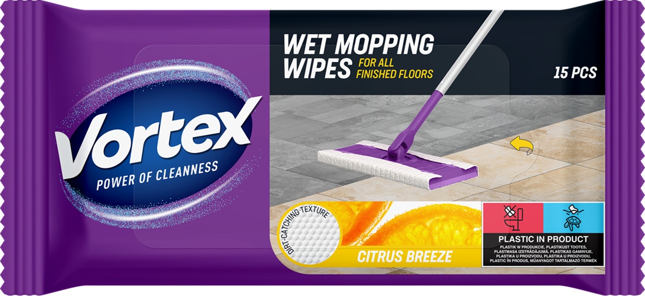 wet mopping wipes for all finished floors
