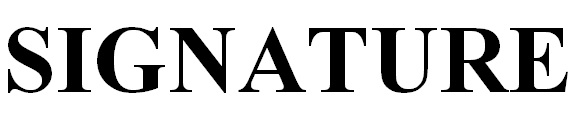 signature