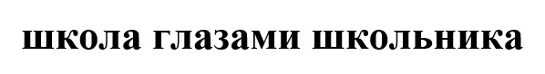 школа глазами школьника