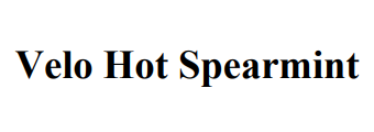 velo hot spearmint