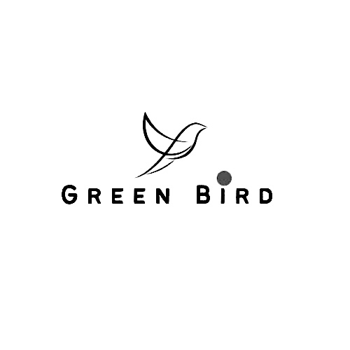 green bird