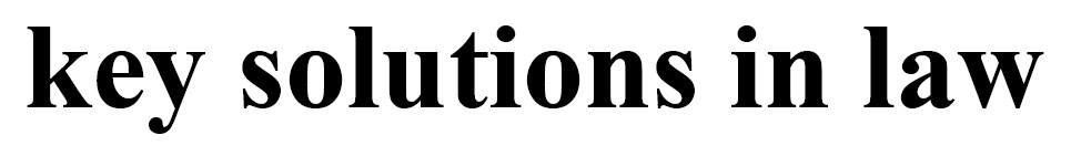 key solutions in law