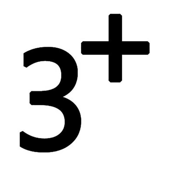 3+
