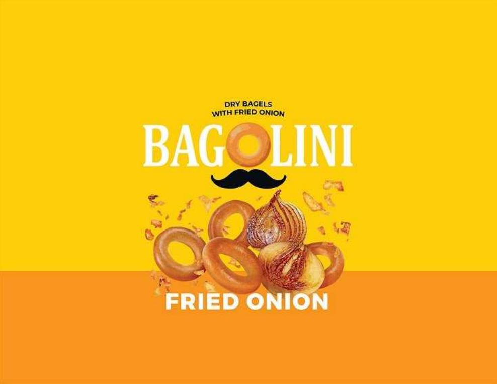 dry bagels with fried onion