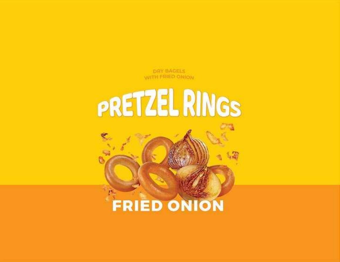 dry bagels with fried onion