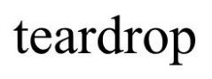teardrop