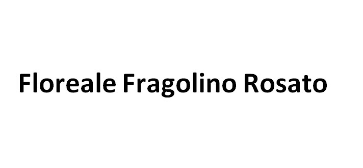 floreale fragolino rosato