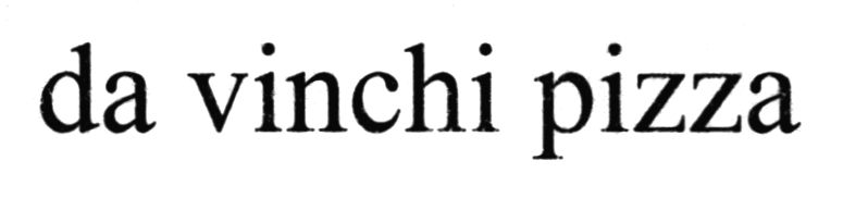 da vinchi pizza