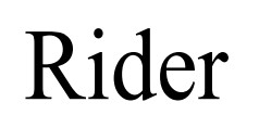 rider