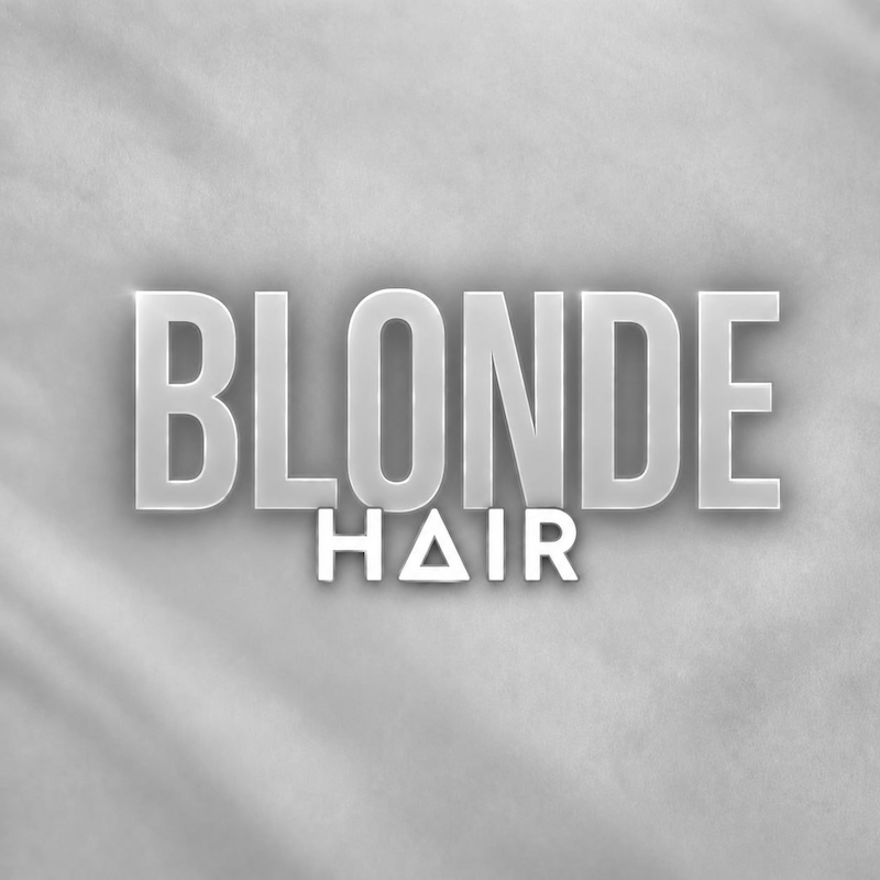 blonde hair