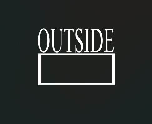 outside
