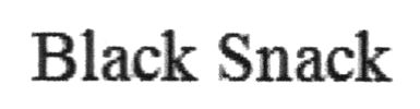 black snack