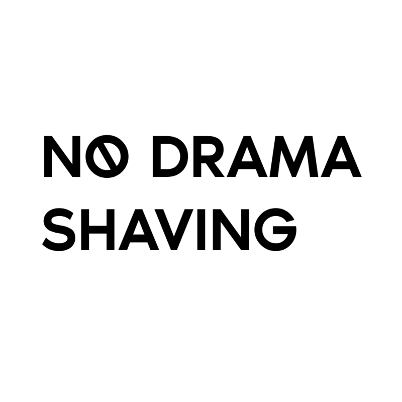 Зображення марки «no drama shaving»