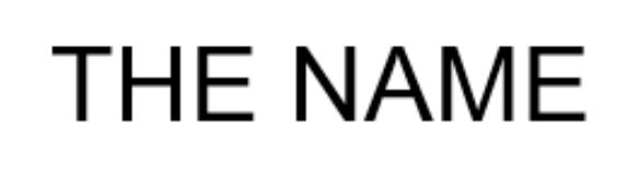 Зображення марки «the name»