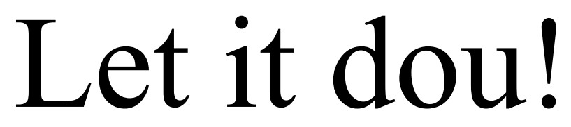 Зображення марки «let it dou»