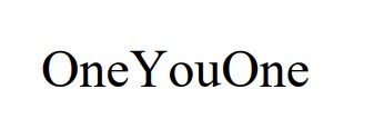 Зображення марки «one you one»