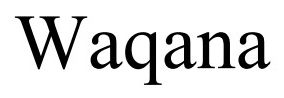 Зображення марки «waqana»