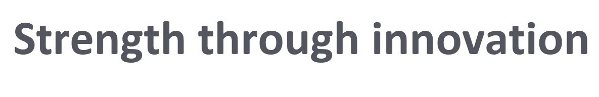 Зображення марки «strenght through innovation»