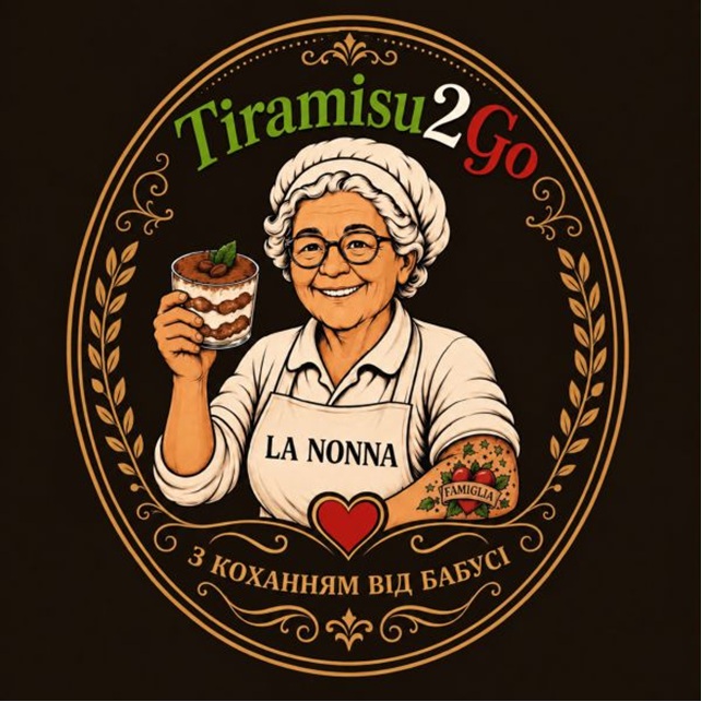 Зображення марки «2go · з коханням від бабусі · famiglia · la nonna · tiramisu 2 go»