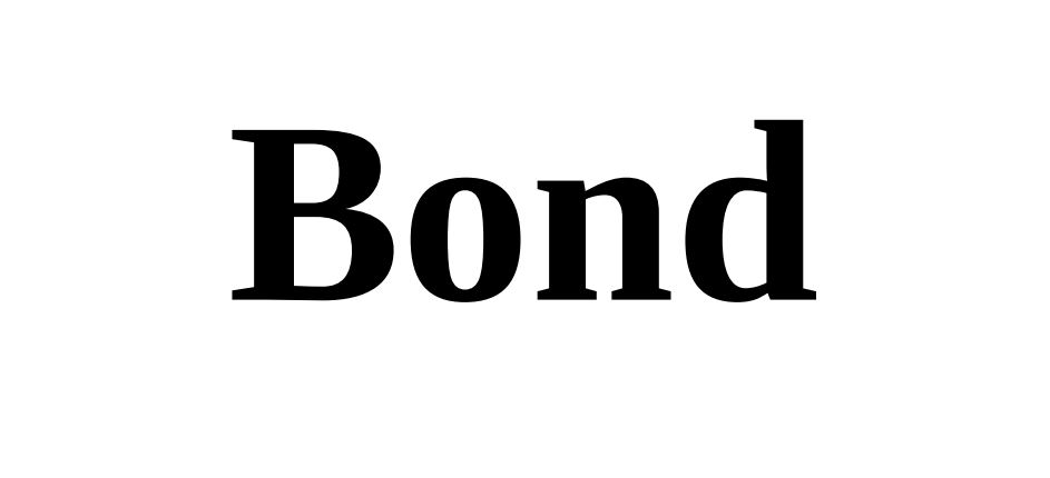 Зображення марки «bond»