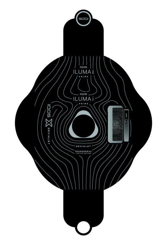 Зображення марки «soundsorial · limited edition · iqos x devialet · iqos iluma i prime»