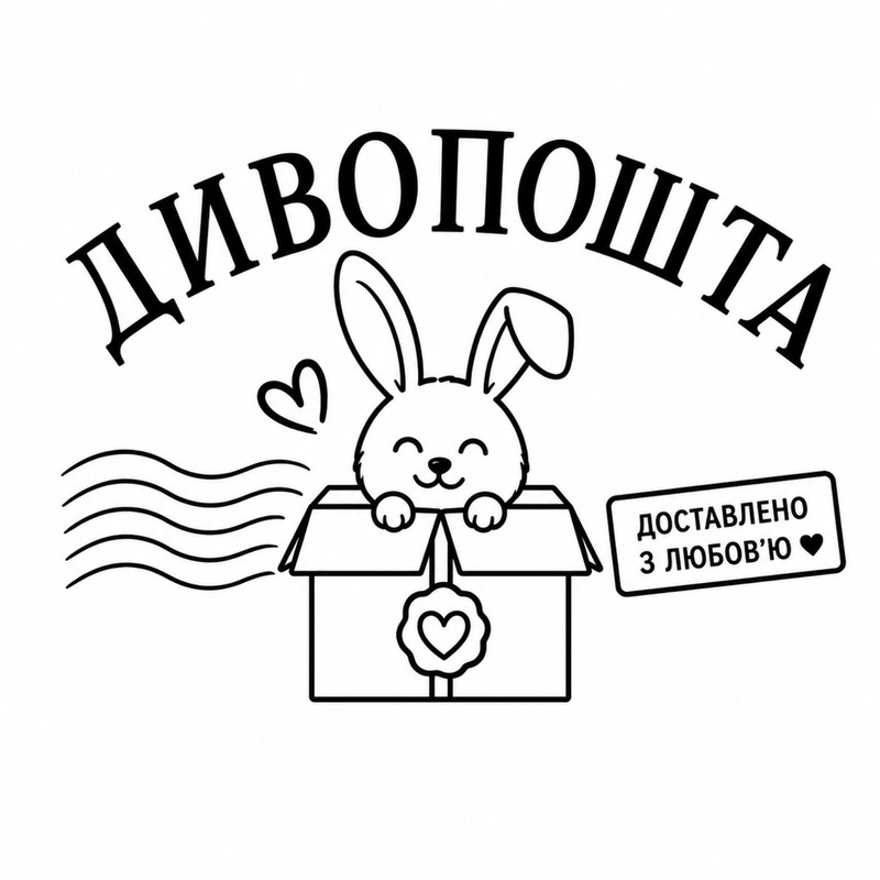 Зображення марки «доставлено з любов'ю · дивопошта»