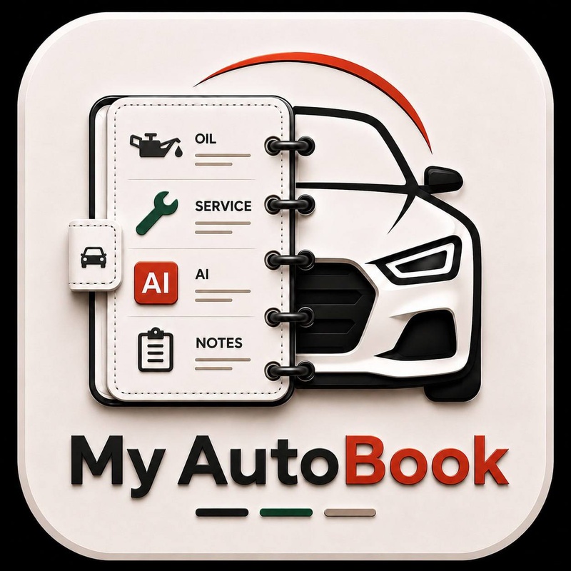 Зображення марки «my auto book · notes · аі · ai · service · oil»