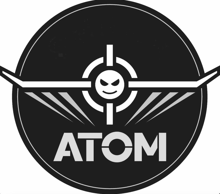 Зображення марки «атом · atom»