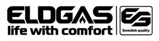 Торговельна марка «quality swedish swedish quality es comfort life eldgas eldgas life with comfort», заявка №m202620704
